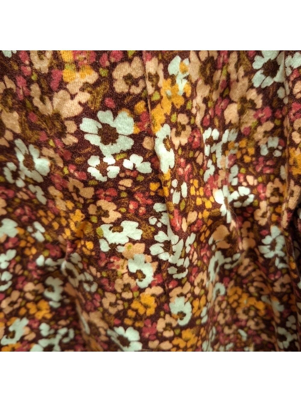Croft & Barrow Red Floral Long Sleeve T Shirt XL - Picture 5 of 6